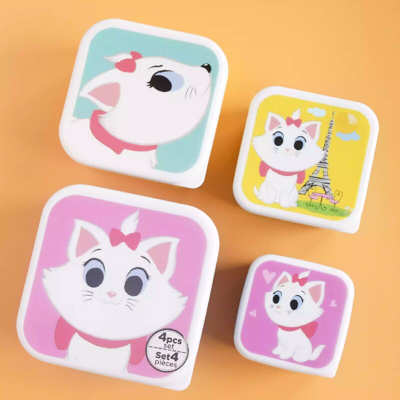 Food Snacks For Kids - Cute Cartoon Animal Pattern Bento Box