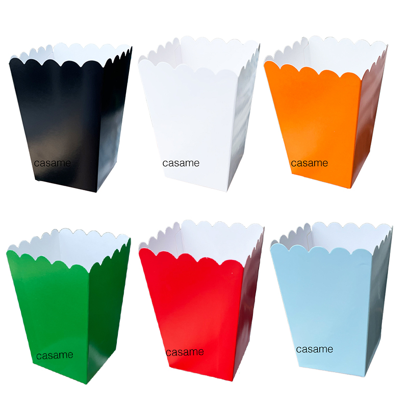 Food Snacks For Kids - 12pcs Paper Candy Cartons Popcorn Box