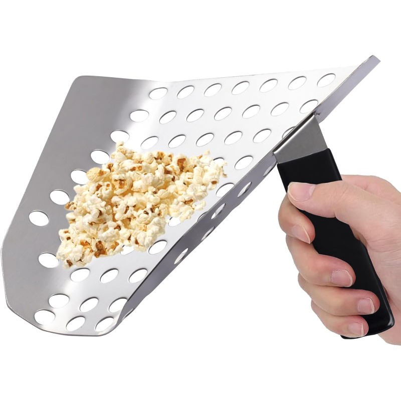 Quick Food Snacks - Popcorn Speed Scoop Stainless Steel Perforated