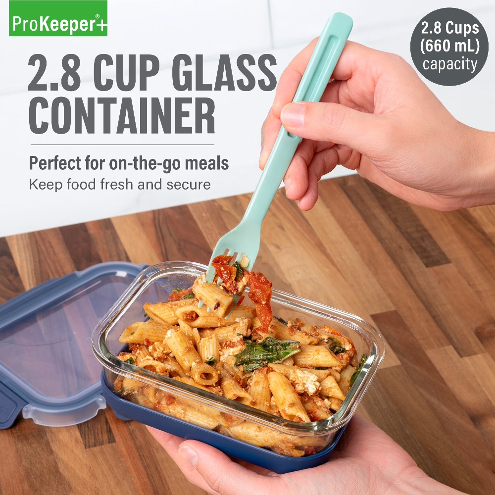 2.8 Cup Glass Food Storage Con - Food Prep Snacks review and price