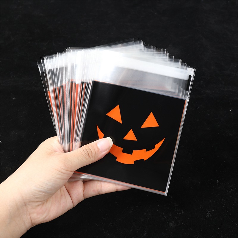 50/100pcs Halloween Black Oran - Food Snacks Gifts review and price