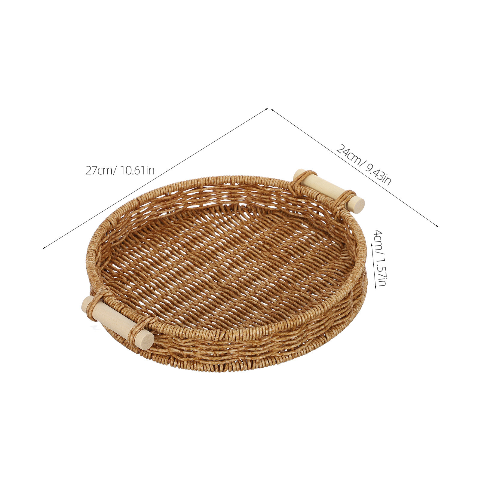 Imitation Rattan Bread Basket  - Food Snacks Drinks review and price