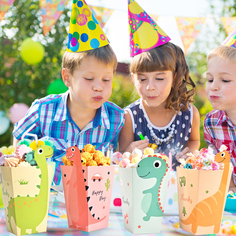 4Pcs Cartoon Dinosaur Boxes Di - Food Snacks For Kids review and price