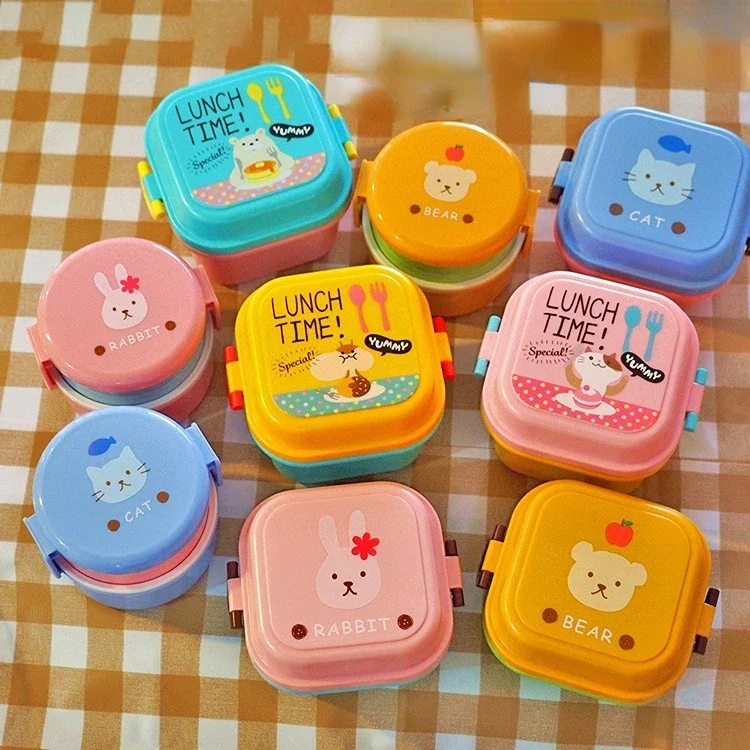 Cute Cartoon Kittyed Bento Lun - Food Snacks For Kids review and price