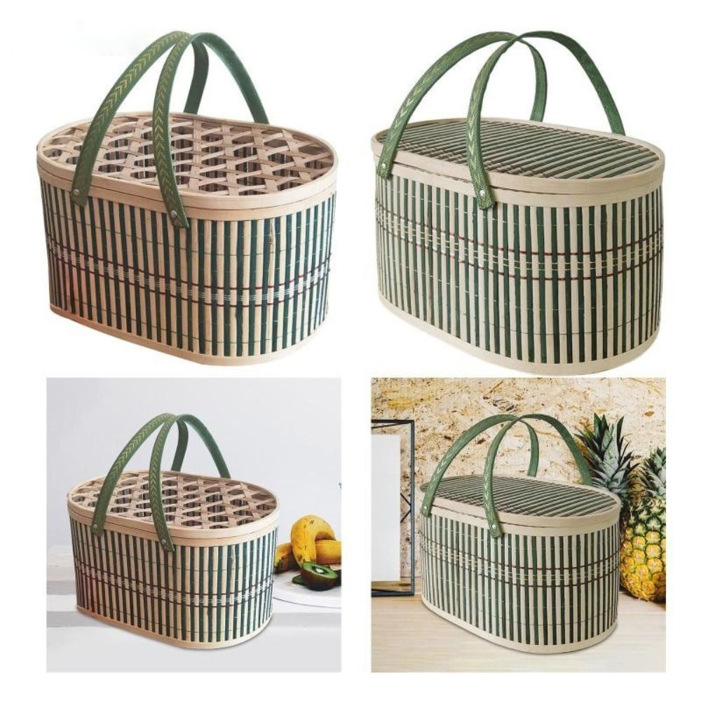 Durable Handmade Bamboo Basket - Food Snacks Gifts review and price