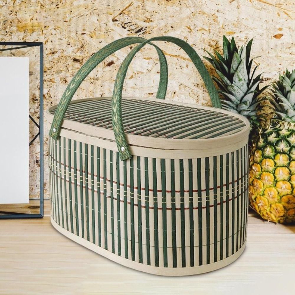 Durable Handmade Bamboo Basket - Food Snacks Gifts review and price