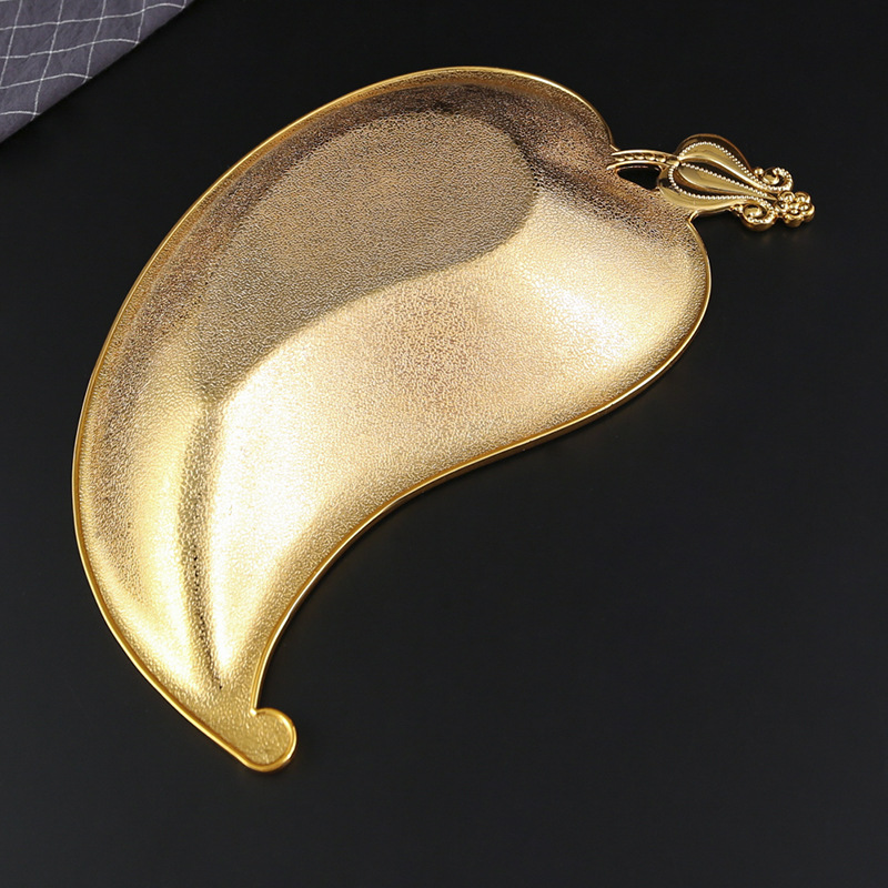 Creative Zinc Alloy Golden Lea - Zinc Food Snacks review and price
