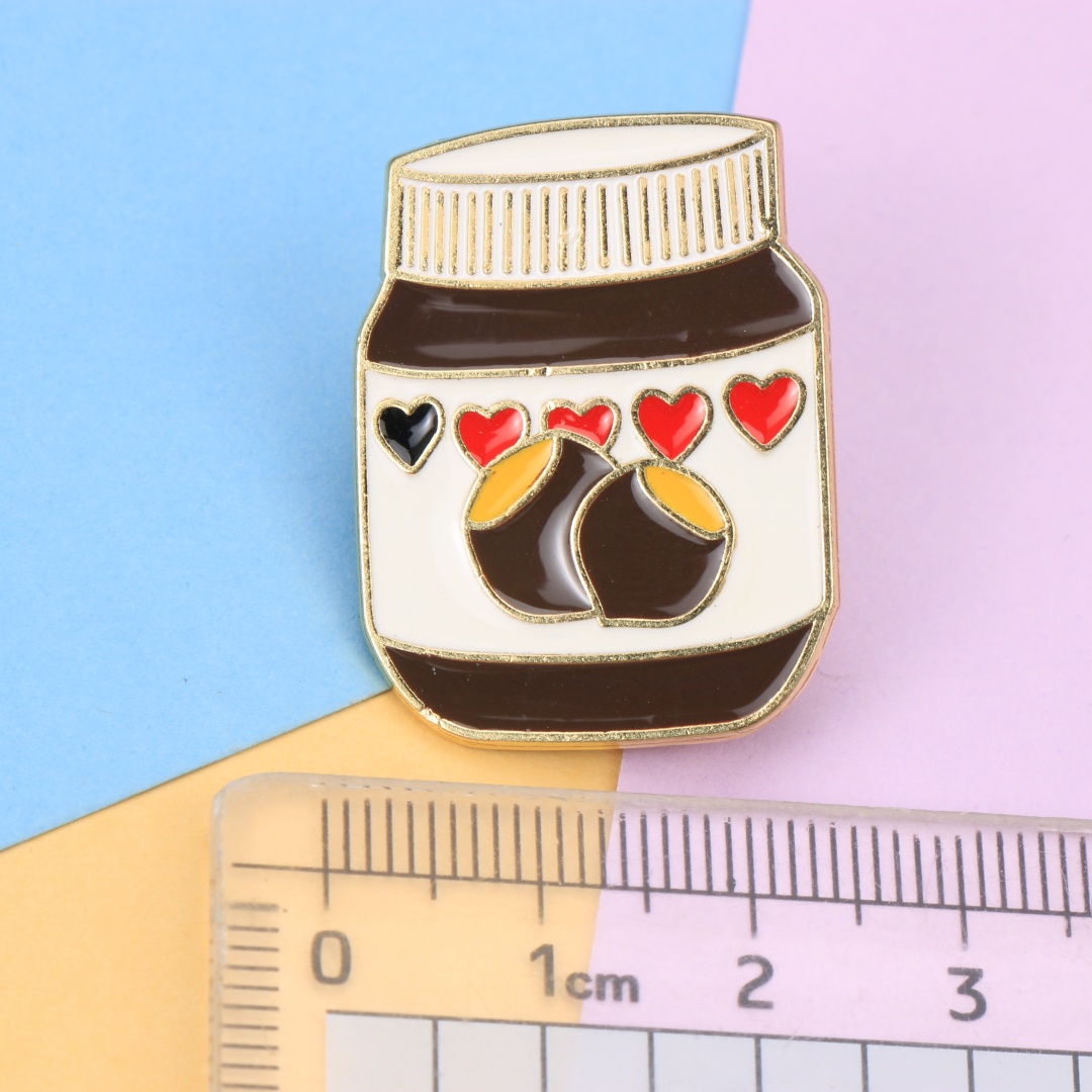 Cute Chocolate Spread Jar Enam - Zinc Food Snacks review and price