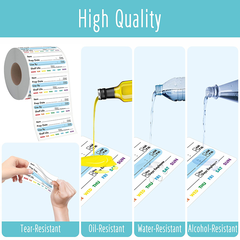 ^300Pcs/Roll Kitchen Date Food - Food Snacks Label review and price