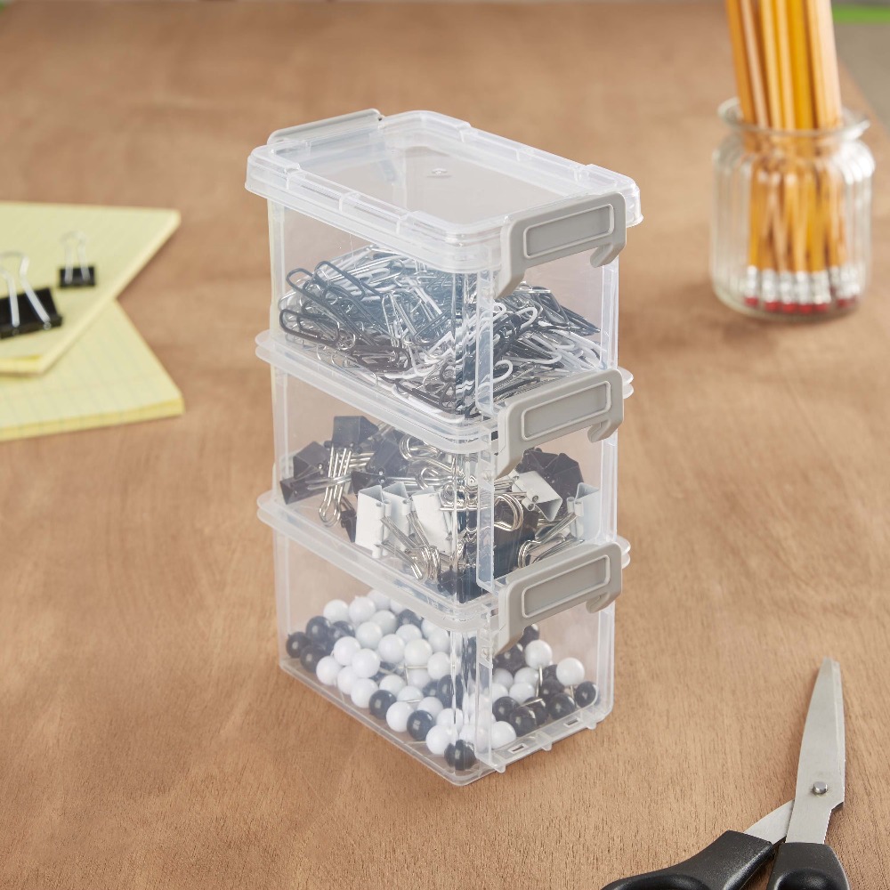 4-Pack 12oz Stackable Storage  - Food Snacks Label review and price