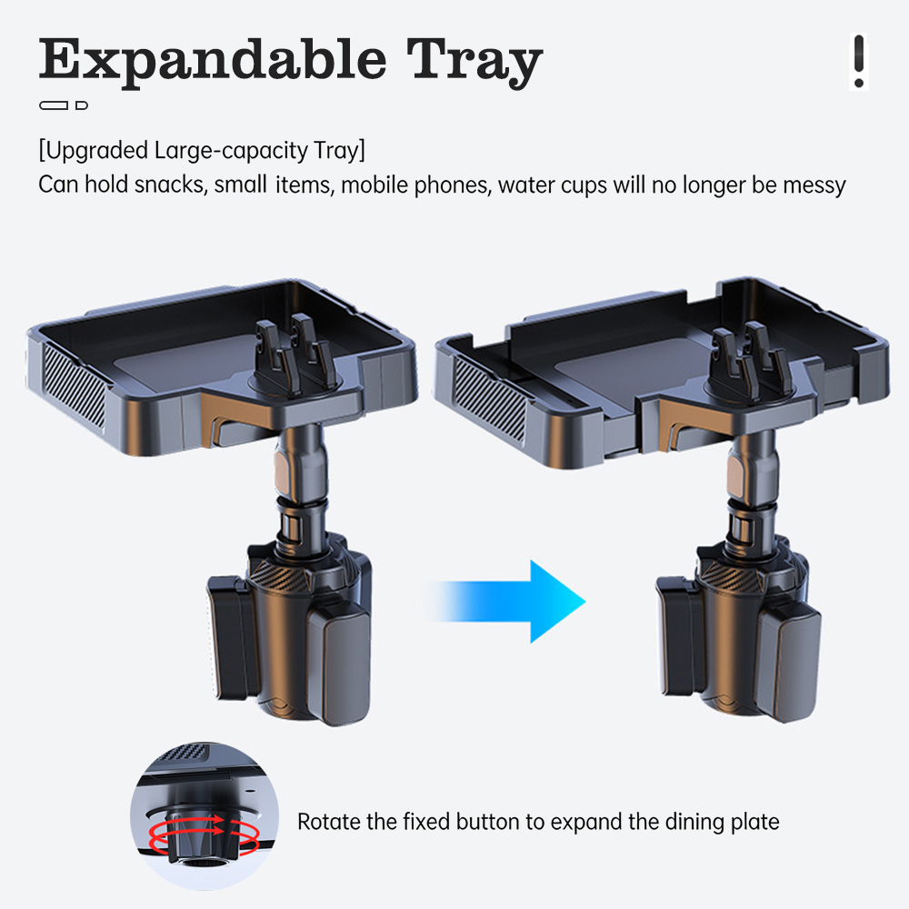 Upgraded Car Cup Holder Expand - Food Snacks Drinks review and price