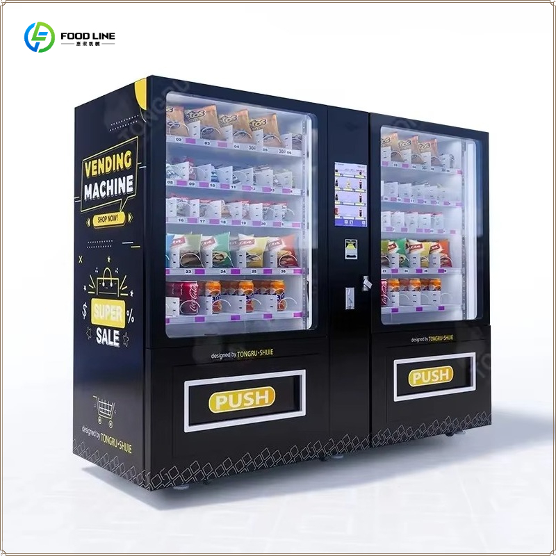 Automatic Smart Vending Machin - Food Snacks Drinks review and price