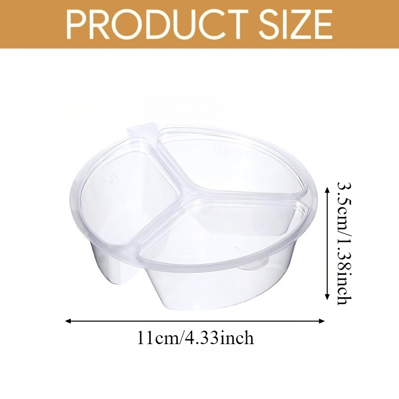 5-20Pcs 3-Compartment Snack Bo - Food Prep Snacks review and price