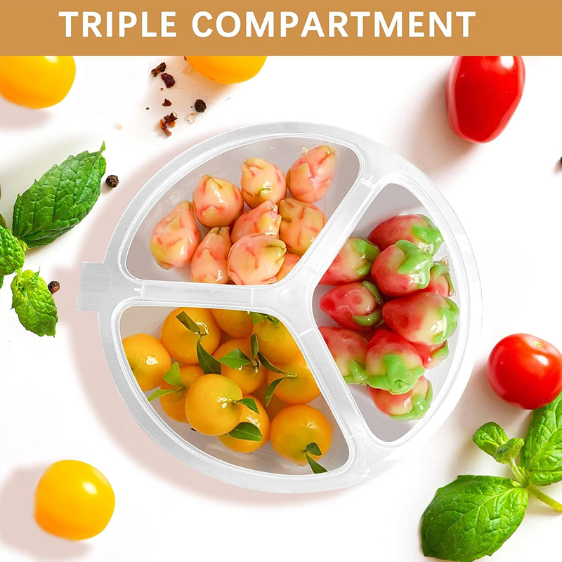 5-20Pcs 3-Compartment Snack Bo - Food Prep Snacks review and price