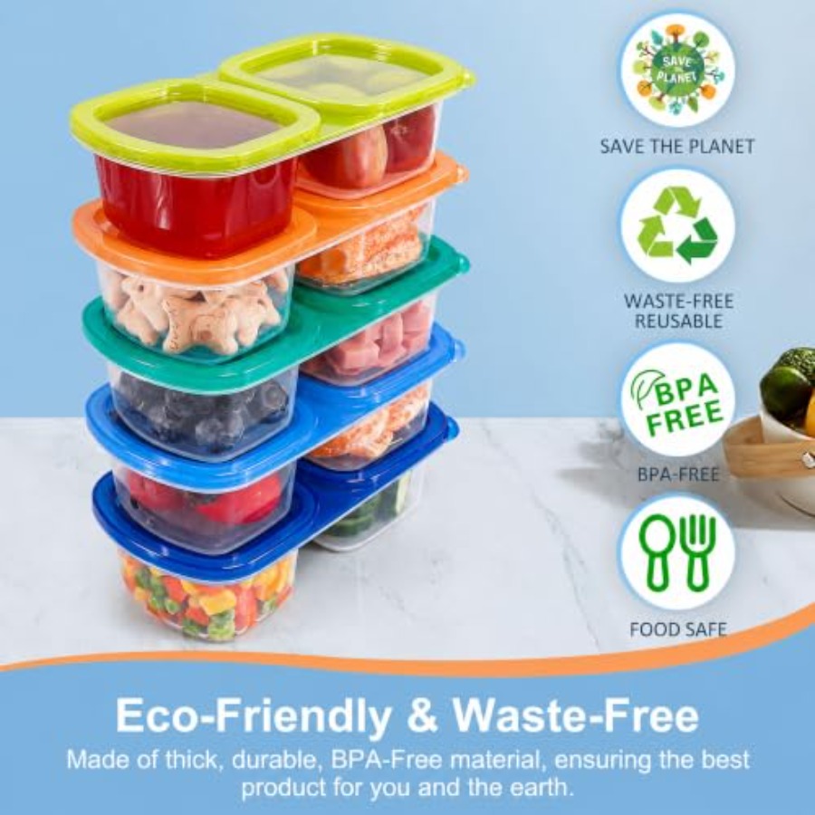 5-Pack Reusable Snack Containe - Food Prep Snacks review and price