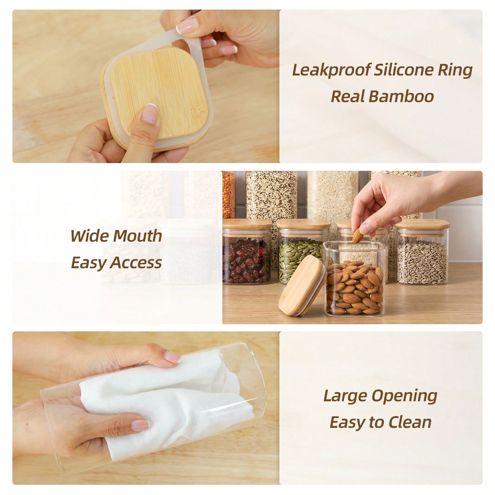 Glass Food Storage Containers  - Food Snacks Label review and price