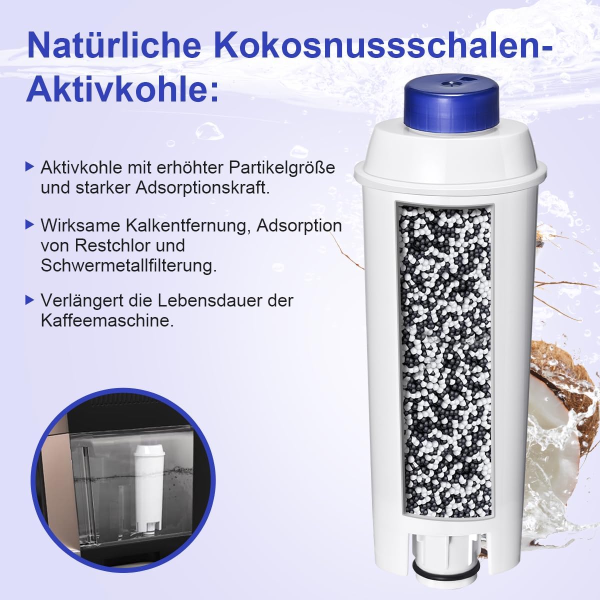 DLSC002 Water Filter Replaceme - Delonghi Espresso Magnifica review and price