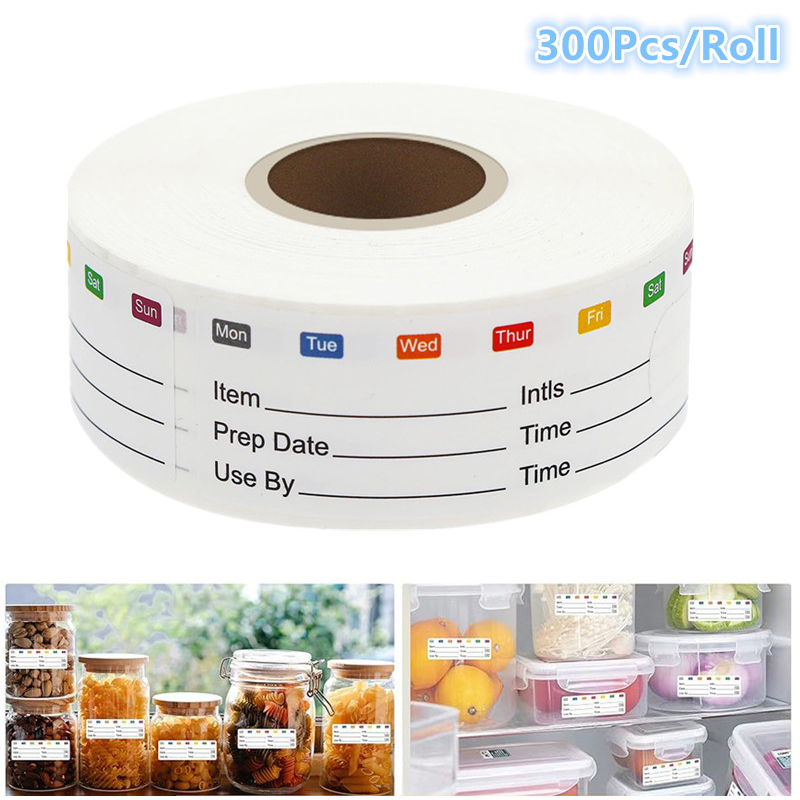 300Pcs/Roll Candy Storage Expi - Food Snacks Label review and price
