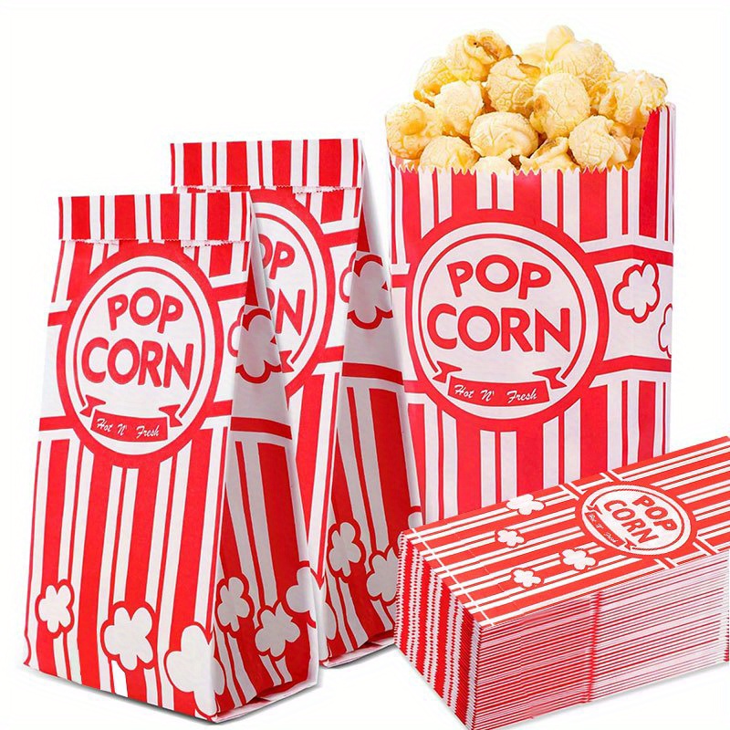 20/50Pcs Popcorn Bags Individu - Food Snacks Gifts review and price