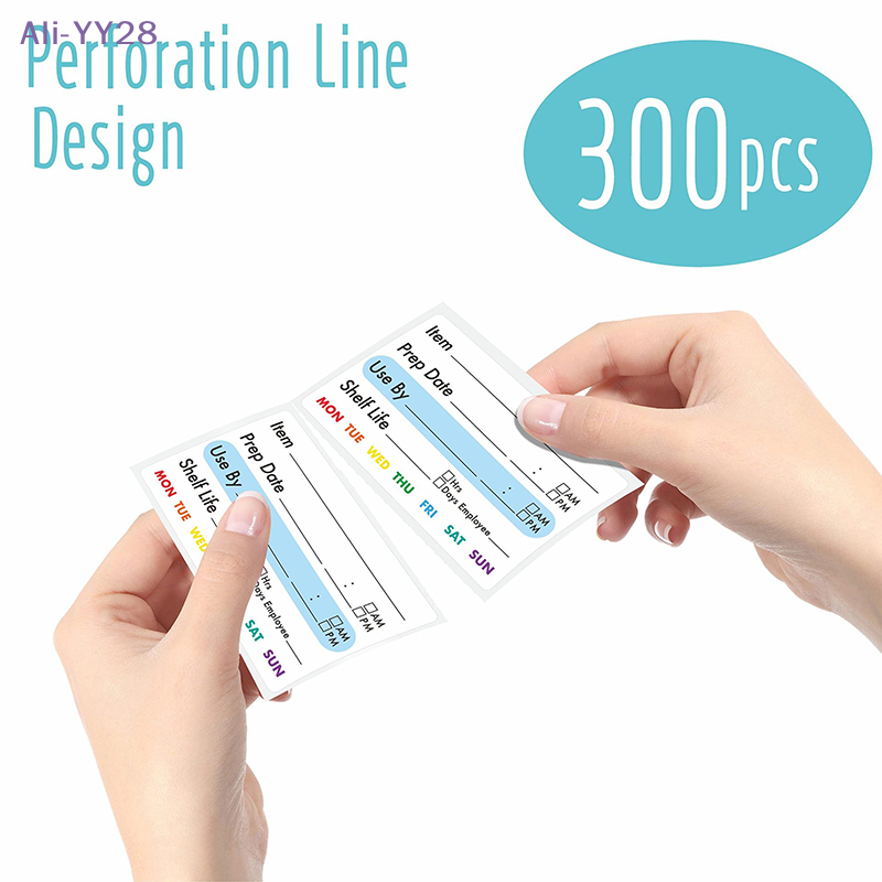 【YY28】300Pcs/Roll Kitchen Food - Food Snacks Label review and price
