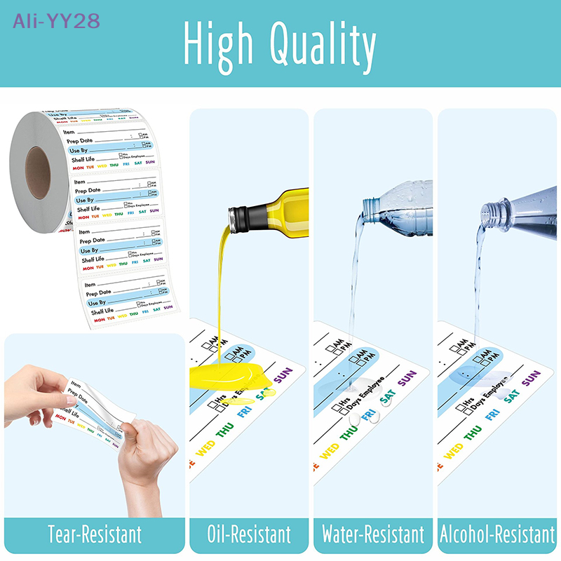 【YY28】300Pcs/Roll Kitchen Food - Food Snacks Label review and price