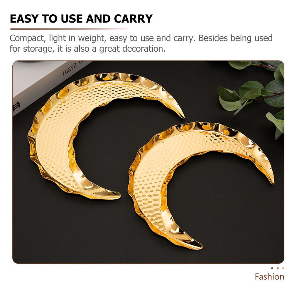 1Pcs Moon Shape Metal Food Ser - Zinc Food Snacks review and price