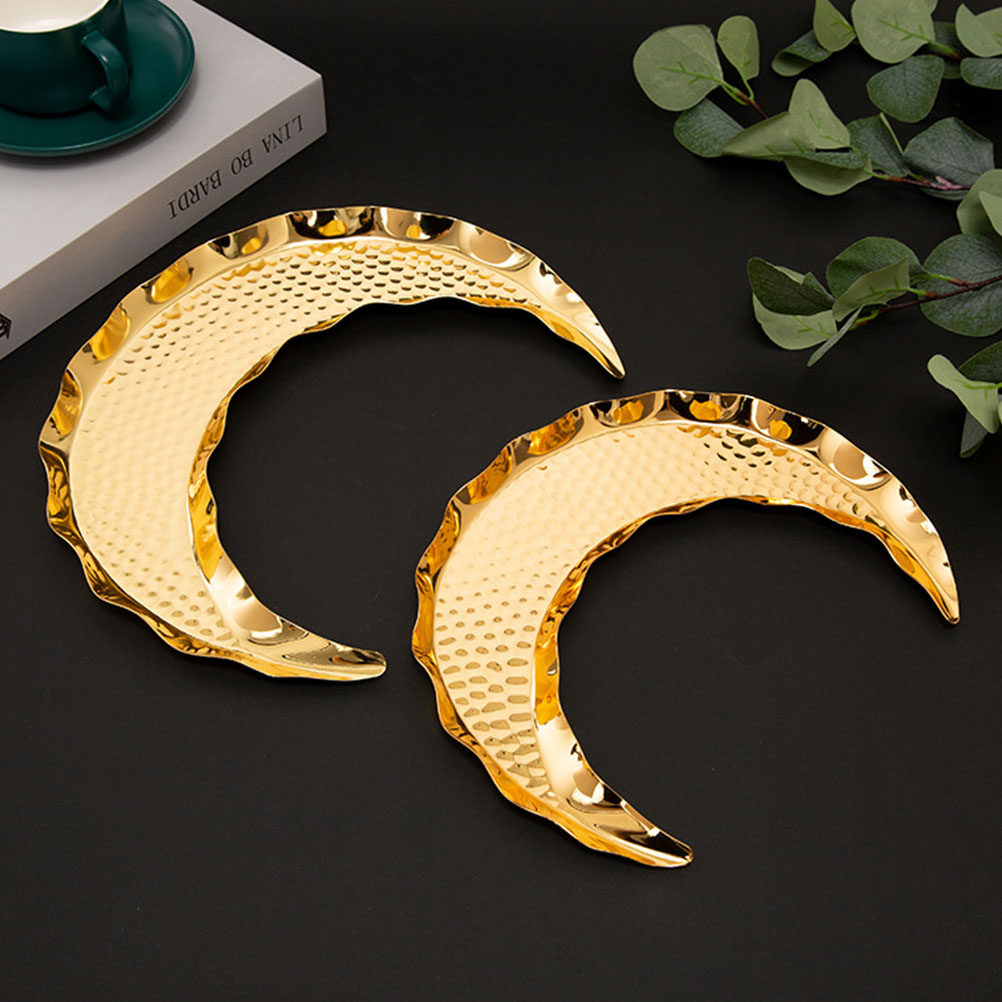 1Pcs Moon Shape Metal Food Ser - Zinc Food Snacks review and price