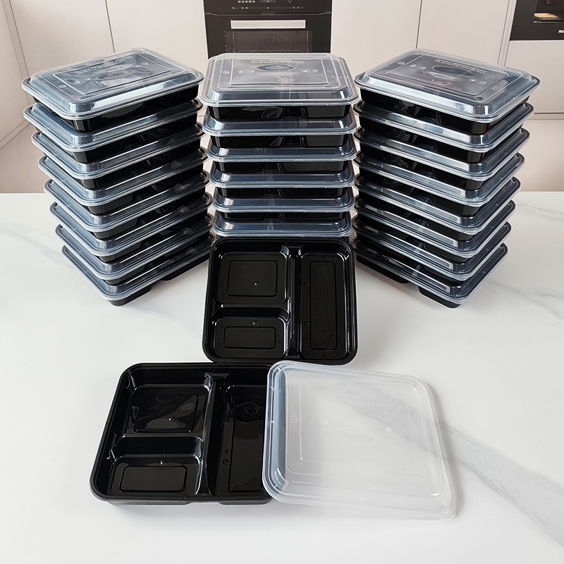 3-Compartment 34 Oz/1000 Ml, 1 - Food Prep Snacks review and price