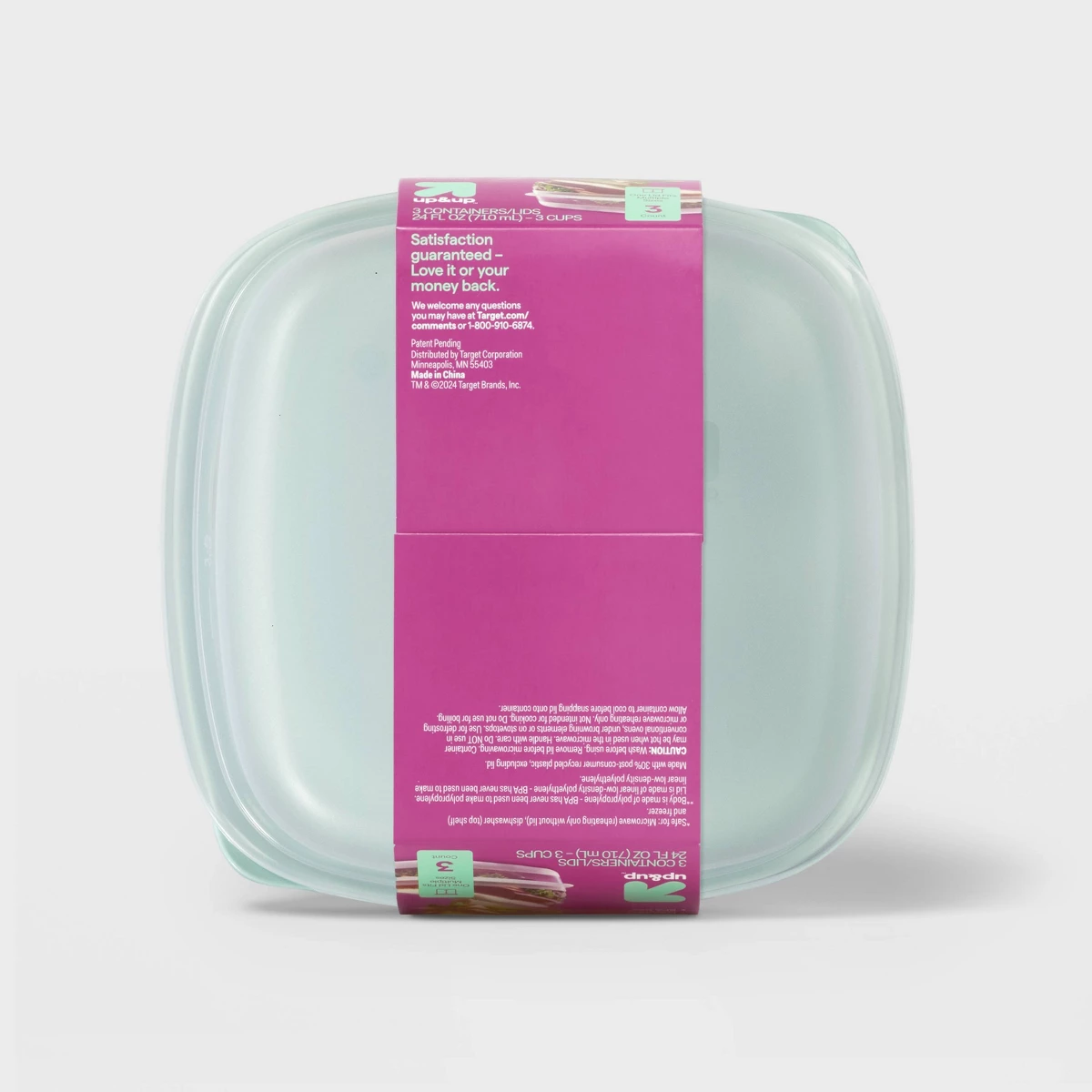 2026 New 3 Pack 24oz Square Fo - Food Prep Snacks review and price