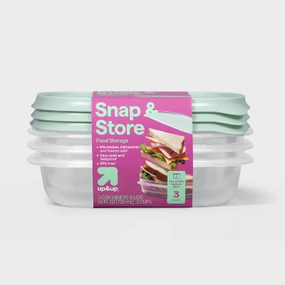 2026 New 3 Pack 24oz Square Fo - Food Prep Snacks review and price